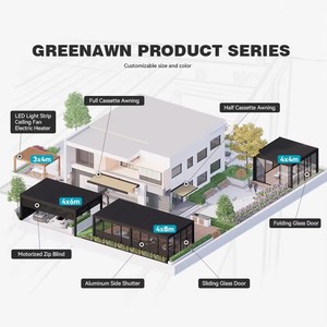 ศาลาหลังคาไม้ระแนงกันน้ำสไตล์มินิมอลสำหรับการใช้ชีวิตในสวนยุคใหม่ - Product Image 3