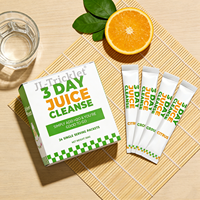 Julong – Poudre Détox Végétalienne au Thé Vert et aux Herbes Chinoises, Complément en Poudre pour Cure Détox de 3 Jours pour Adultes