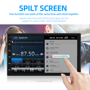Đài Phát Thanh Android Xe Hơi Thông Dụng 2 Din 2 + 32G 7 Inch Có Gương BT Liên Kết Định Vị GPS Hỗ Trợ Chia Màn Hình - Product Image 2