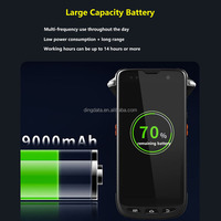 Longue portée 10 mètres sans fil WiFi Android UHF RFID lecteur de poche industriel PDA Scanner QR Code/code à barres/NFC