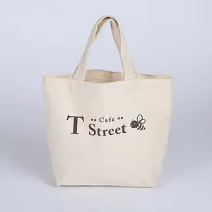 Canvas Bag Custom Made Craft Recyclable Plain Cotton Shopping Tote Canvas Bag For Ladies