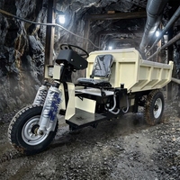 Mini-dumper électrique sur chenilles Sinman 1,5 tonne pour charges lourdes, benne basculante, boîte de vitesses pour l'exploitation minière
