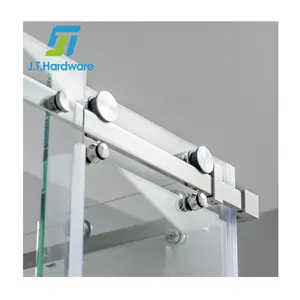 90 Degree Corner Shower Room System Glass Sliding Door Fittings Shower Sliding Door Accessory Kit