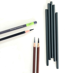 Set di matite in legno ecologiche Standard professionali per disegnare schizzi <span class=keywords><strong>con</strong></span> <span class=keywords><strong>carboncino</strong></span> (durezza media morbida) - Product Image 4