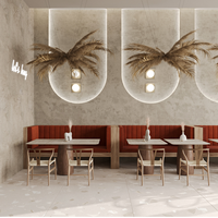 Ensemble de table et de chaises de café, de restaurant et de salon de thé personnalisé, banc, canapé, banquette, mobilier pour restaurant, hôtel
