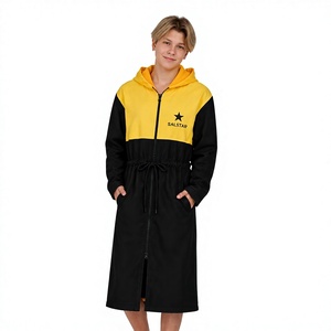 High Quality Swimming <b>Parka</b> Unisex Custom Logo <b>Waterproof</b> Warm Poolside <b>Jacket</b> for Swim Training Teams Factory Supply - Product Image 1