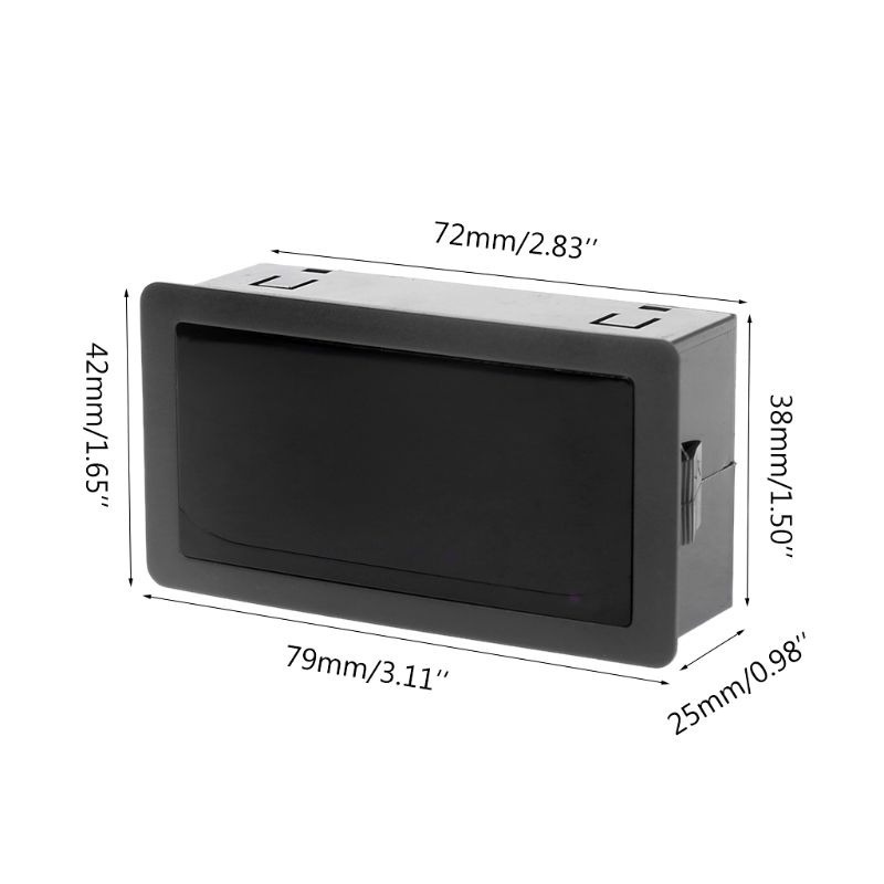 DC 12 V LED Digital Display Zähler 4-stellig 0-9999, oben/unten, mit Klaue Up-Down-Zähler(rot DC 12 V LED Digital Display Zähler 4-stellig 0-9999, oben/unten, mit Klaue Up-Down-Zähler(rot