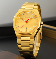 Montre de luxe avec logo personnalisé OEM/ODM pour hommes Montre à quartz en acier inoxydable verre saphir étanche Prix direct d'usine Vente en gros