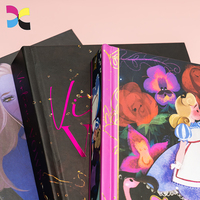 Cubierta de Libro Impresa con Borde Pulverizado, Encuadernación de Tapa Dura, Impresión Personalizada de Alta Calidad, Impresión Offset Directa de Fábrica
