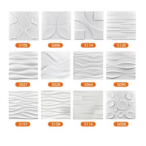Adesivi e Pannelli Murali 3D in PVC Yihe, Design Minimalista Moderno con Effetto Ondulato per Soggiorno e Camera da Letto - Product Image 2