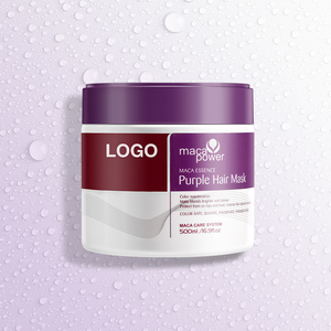 Mascarilla Capilar Profesional de Esencia de Maca de 500 ml, Tratamiento Capilar Orgánico Sin Amarillos, Mascarilla Capilar Morada de Marca Privada <span class=keywords><strong>Karseell</strong></span> - Product Image 6