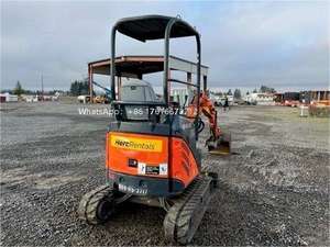 Mini-excavatrice sur chenilles Hitachi Zx17 d'occasion de 1,7 tonne, modèle Zx17u, avec chenilles en caoutchouc Zx17 - Product Image 4