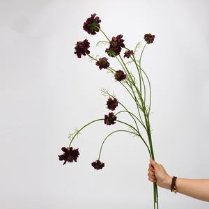 Flores Artificiales de Estilo Rústico B0211, Tipo Scabious <span class=keywords><strong>Cosmo</strong></span>, para Decoración de Mesa de Boda y Hogar - Product Image 4