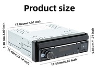 7 pouces manuel écran télescopique Android voiture GPS Navigation moniteur sans fil CarPlay HD rétroviseur tableau de bord 1 an USB