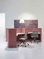 Poste de travail modulaire moderne pour personnel, bureau cloisonné sur mesure pour espace ouvert, mobilier de bureau modulaire pour 2/4/6 personnes