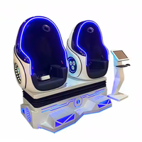 Silla de huevo 9D VR de 2 asientos para diversión en interiores 110V/220V máquina de juegos de Cine de realidad Virtual para guardería en el hogar aeropuerto educativo