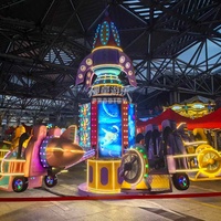 Manège Rotatif Navette Spatiale 360° pour Parc d'Attractions