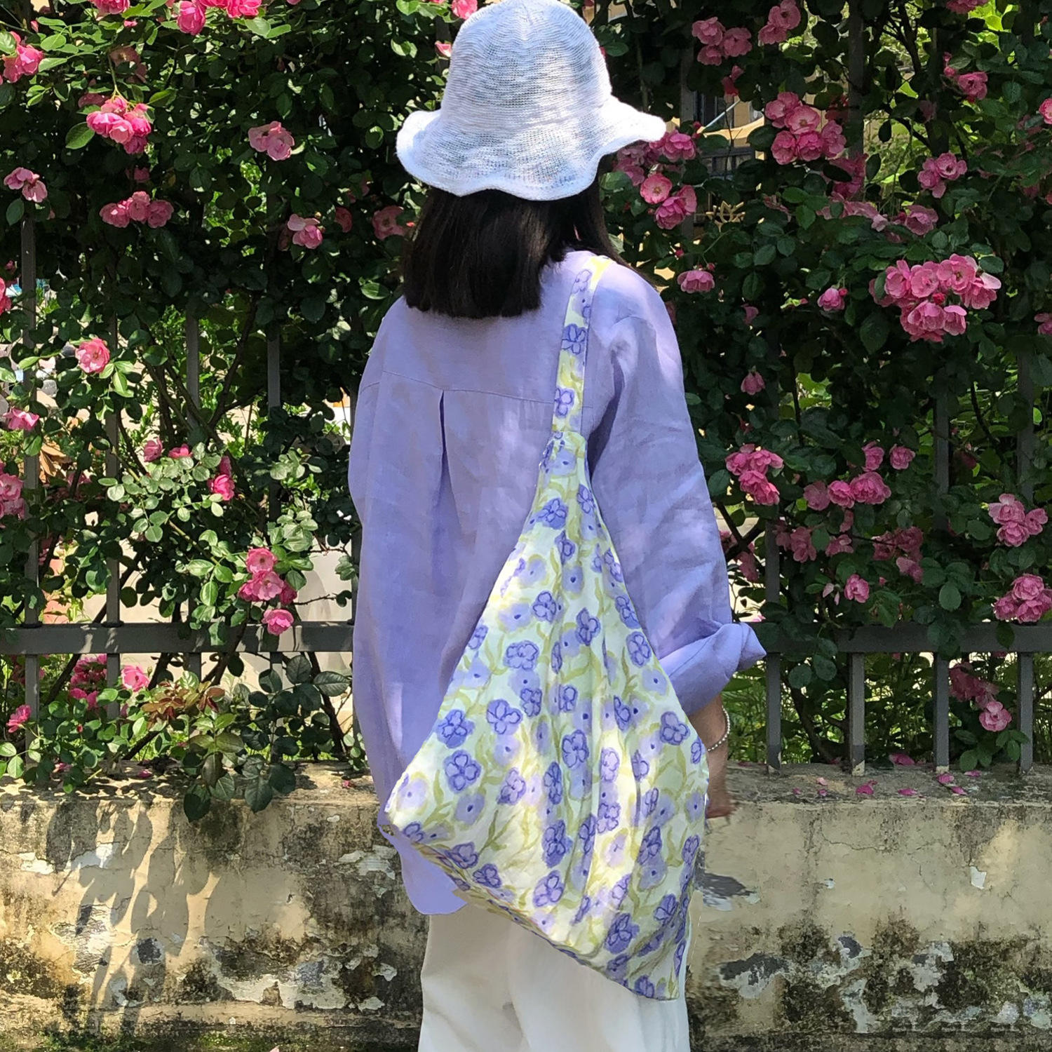 Iris púrpura-doble capa sola Correa