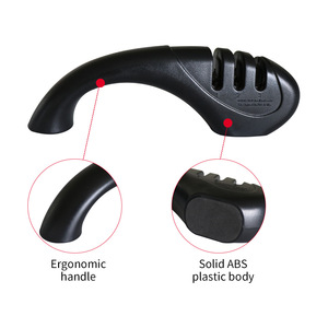 เครื่องลับมีดแบบมือถือพร้อมตัวกำหนดมุม หลายขนาดเม็ดทราย ทำจากสแตนเลส ใช้งานง่ายสำหรับครัว - Product Image 4