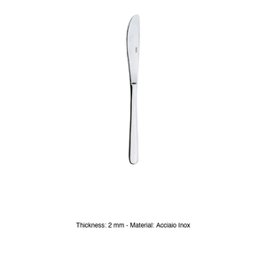 Couteau à dîner Abert Roberta, lot de 12, manche solide, acier inoxydable 18/10, épaisseur 1,8 mm - Product Image 3