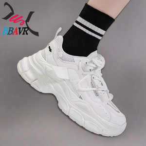 Zapatillas Deportivas Planas Transpirables con Cordones de Malla para Mujer, Estilo Casual y Robusto - Product Image 4
