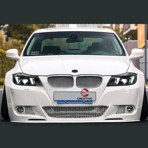 Faro Delantero para <span class=keywords><strong>BMW</strong></span> Serie 5 <span class=keywords><strong>E60</strong></span> 2005-2012, Conjunto de Faro Modificado con Lente LED de Doble Color para Luz Diurna - Product Image 6
