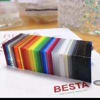 Plaque acrylique coulée BESTA PMMA - Haute transmission lumineuse, résistante aux intempéries, service de découpe sur mesure, options transparentes/colorées, 2-120 mm