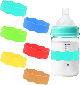 ฉลากซิลิโคนสำหรับขวดน้ำเด็กแบบส่วนตัว ปลอดสาร BPA ใช้ซ้ำได้ สำหรับติดชื่อลงบนขวดน้ำเด็ก - Product Image 1
