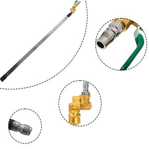 Pistolet de <span class=keywords><strong>nettoyage</strong></span> haute pression 4-en-1 - Outil réglable multi-longueurs (61/81/101/121 cm) pour camion, aucun démontage requis - Product Image 3