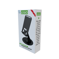 Support de câble de données et chargeur, accessoire de rangement pour perruques, boîte en carton, étui pour téléphone portable, boîte d'emballage