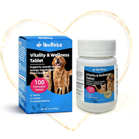 Tabletas Masticables para la Vitalidad y el Bienestar de Perros y Gatos - con Taurina, L-Lisina y Nutrientes para la Vitalidad General y el Metabolismo Energético