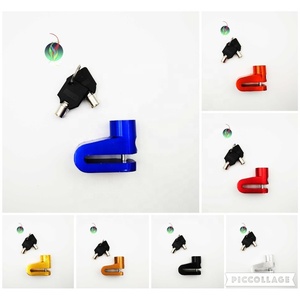 Serrure antivol pour moto et véhicule électrique, accessoire de verrou pour bicyclette, verrou en forme de <span class=keywords><strong>triangle</strong></span> avec freins à disques, - Product Image 6