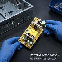 Alimentation à découpage personnalisée 36V 3.2A 115W pour purificateur d'eau intelligent, système d'éclairage LED, carte de circuit CE