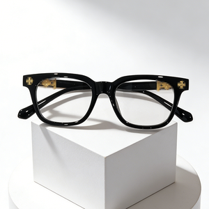 Bingkai Kacamata Modis Persegi Panjang Kecil Anti Cahaya Biru Desain Retro Kacamata Serbaguna untuk Dipakai Sehari-hari - Product Image 5