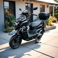 Scooter électrique longue portée pour adulte avec porte-boîte, 1500W 2000W 60V/72V, pneus larges de 12 pouces, pour véhicule tout-terrain, moto, vélo électrique