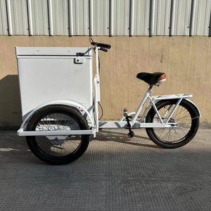 รถสามล้อบรรทุกแบบเปิดโครงเหล็ก ขนาด 68 ลิตร สำหรับผู้ใหญ่ ใช้พลังงานแสงอาทิตย์ พร้อมเบรกแบบล้อ  ไม่มีเกียร์  สำหรับขายไอศกรีม/ไอซ์โอลลี่ - Product Image 3