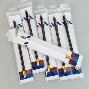 Crayons de <span class=keywords><strong>coiffeur</strong></span> de couleur blanche de marque privée noir marron clair crayon de <span class=keywords><strong>coiffeur</strong></span> professionnel pour délié crayon de rasage de barbier - Product Image 1