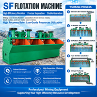 Machine de flottation SF à grande capacité et auto-aspiration pour l'équipement des usines de traitement des minerais de fer, nickel et cuivre