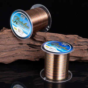Línea de pesca de nylon Noi Rainbow de 300 m, línea principal de alta resistencia y colores vibrantes para pesca en agua dulce y salada. - Product Image 4