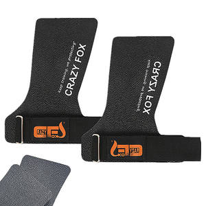 Gants de gymnastique antidérapants en caoutchouc sans doigts, protège-paumes, calleras pour la musculation, haltères, powerlifting - Product Image 1