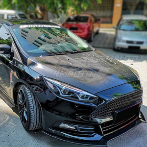 สำหรับฟอร์ด โฟกัส MK3.5 ST RS ปี 2015-2018 ชุดแต่งกันชนหน้า ลิปสปลิตเตอร์ ดิฟฟิวเซอร์ ชุดแต่งตัวถังรถยนต์ ฝาครอบป้องกันกันชน อุปกรณ์เสริม - Product Image 5