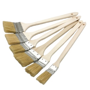 Pinceau à poils longs avec manche en bois pour le traitement des murs, brosses de nettoyage pour radiateurs - Product Image 3