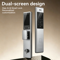 Cerradura Inteligente para Puerta con Video y Monitoreo de Vista Completa, Vigilancia en Tiempo Real para la Gestión de Seguridad de Paquetes