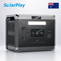 Station d'énergie solaire hors réseau Solarplay 2400W 2160Wh avec panneaux solaires 200W, système de stockage d'énergie domestique, stock UE
