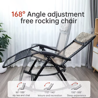 Chaise pliante inclinable très vendue pour le bureau, le repos et l'extérieur – Chaise à bascule portable et durable