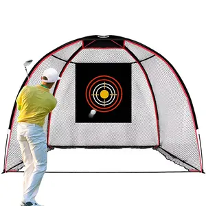 10 x7FT Golf Batting Net Praxis Swing Training Unterstützung in der Kabine und aus dem Raum zu Hause
