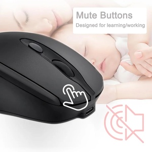 2.4G bt5.2-tương thích có thể sạc lại không dây Gamer chuột Ergonomic Mini USB im lặng cho <span class=keywords><strong>PC</strong></span> máy tính xách tay MacBook máy tính bảng hiệu ứng 3D kho - Product Image 5