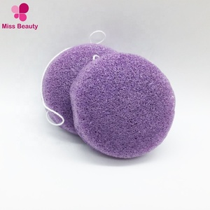 100% Natural limpieza exfoliante Facial y <span class=keywords><strong>el</strong></span> cuerpo <span class=keywords><strong>Konjac</strong></span> esponja Original <span class=keywords><strong>Konjac</strong></span> té verde con té verde y carbón de bambú - Product Image 4