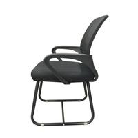 Chaise de bureau visiteur en maille avec accoudoirs fixes, base cantilever, chaise d'ordinateur en maille respirante pour salle de réunion, usage domestique ou professionnel