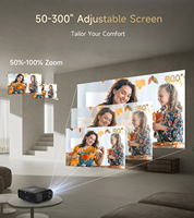 Profi-Projektor Full HD Heimkino 1800ANSI LED Beamer 1080p Autofokus Pro Android 4K Projektoren